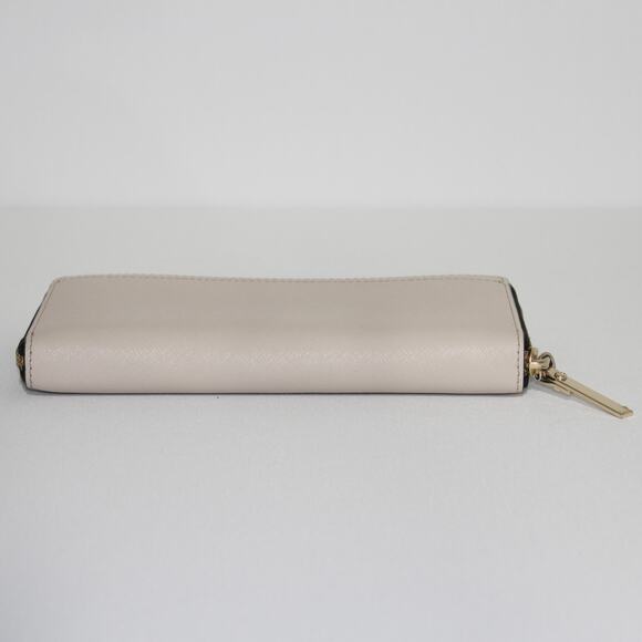 Kate Spade Cameron Street Lacey Color Block Saffiano Leather Wallet Black Cream - Picture 5 of 8